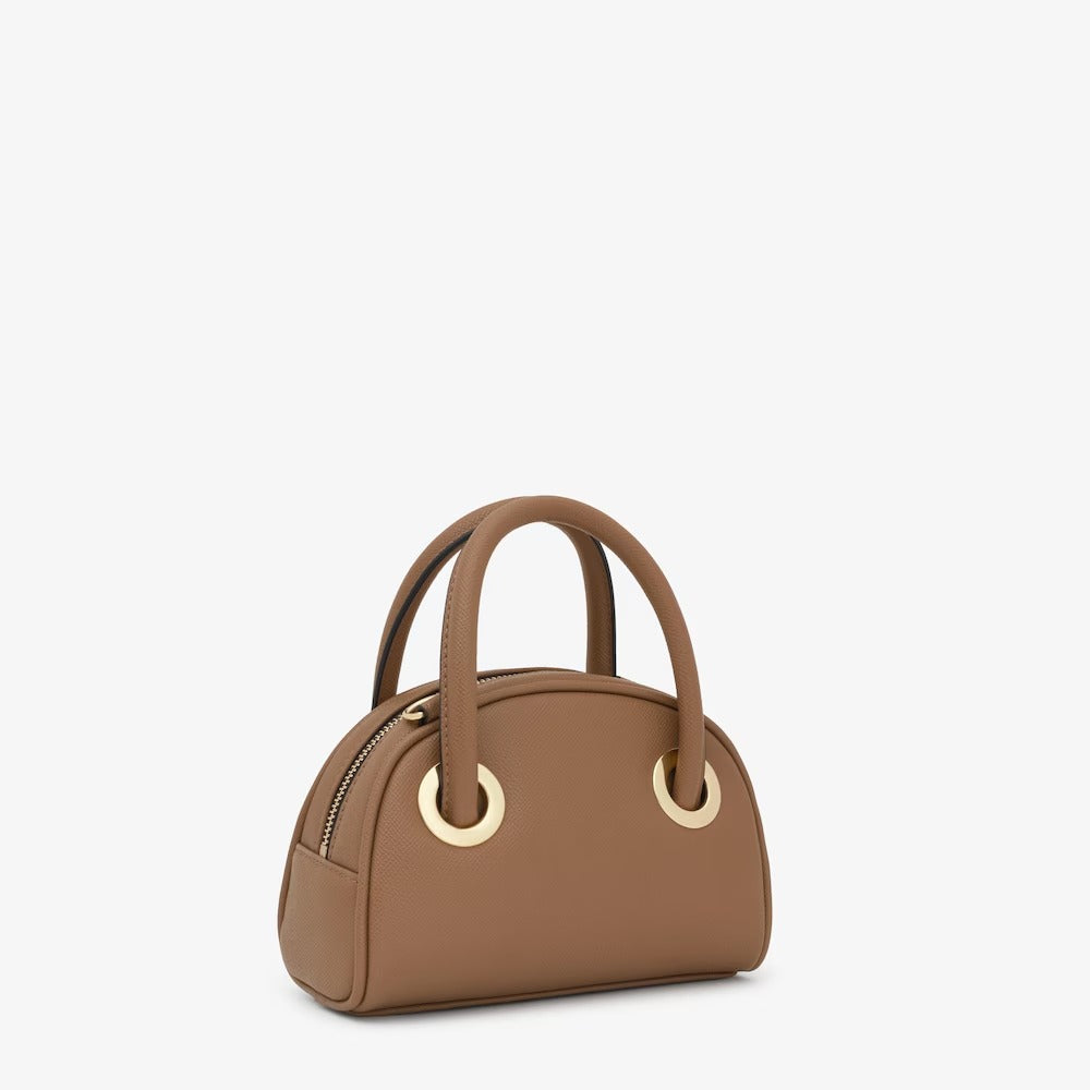 Cartera Tous Bowling pequeño tierra
