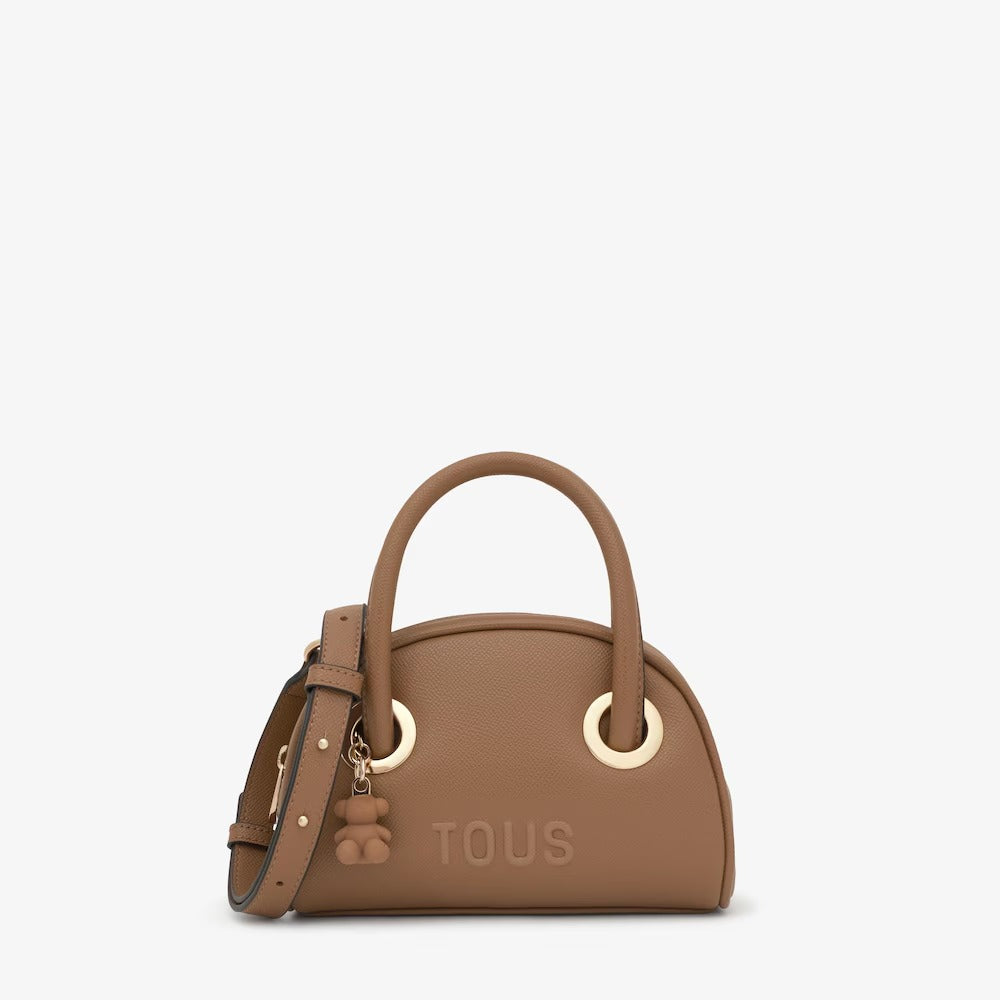 Cartera Tous Bowling pequeño tierra