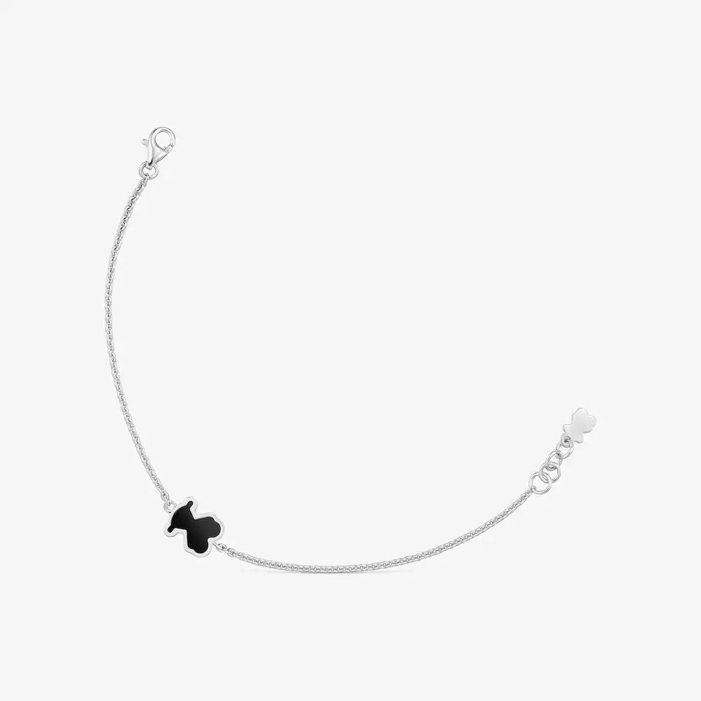 Pulsera Tous de plata Galaxy negro