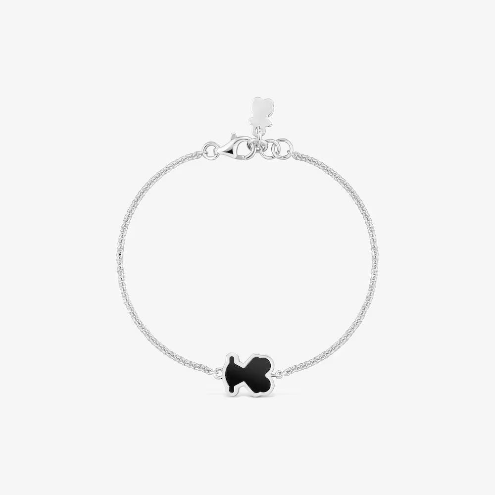 Pulsera Tous de plata Galaxy negro