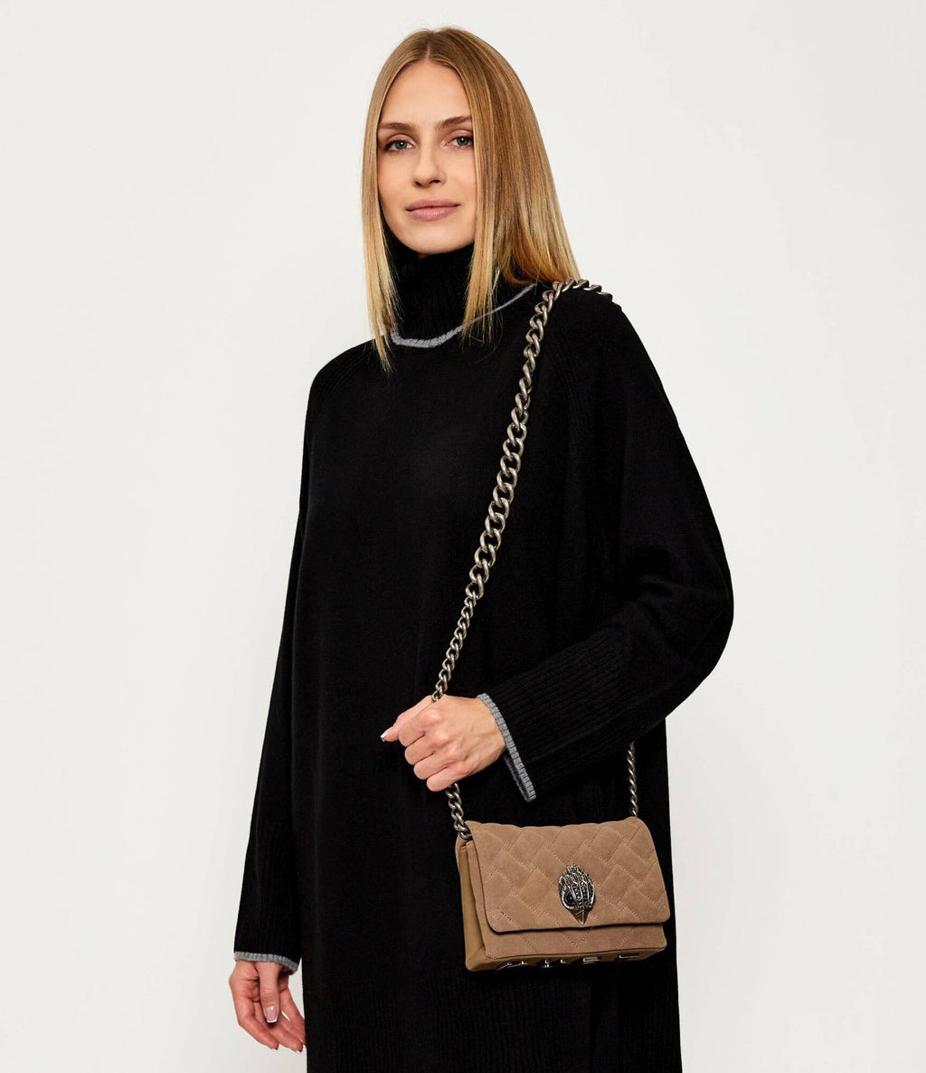 Cartera Kurt Geiger Gamuza Taupe