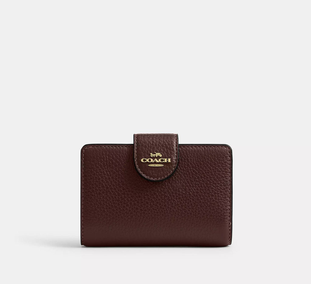 Billetera Coach Mediana Cafe