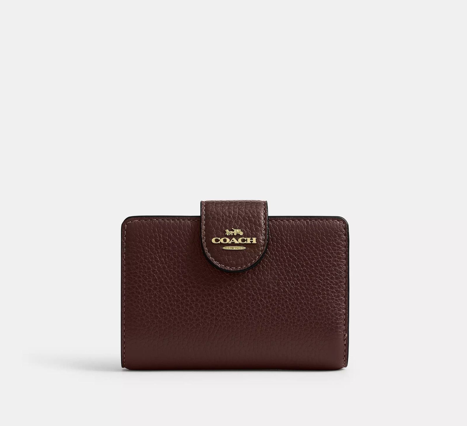 Billetera Coach Mediana Cafe