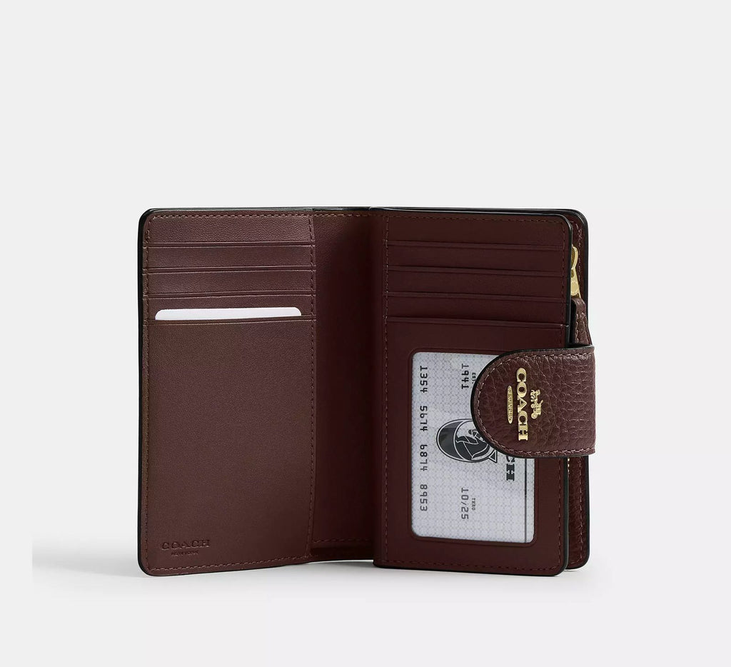 Billetera Coach Mediana Cafe