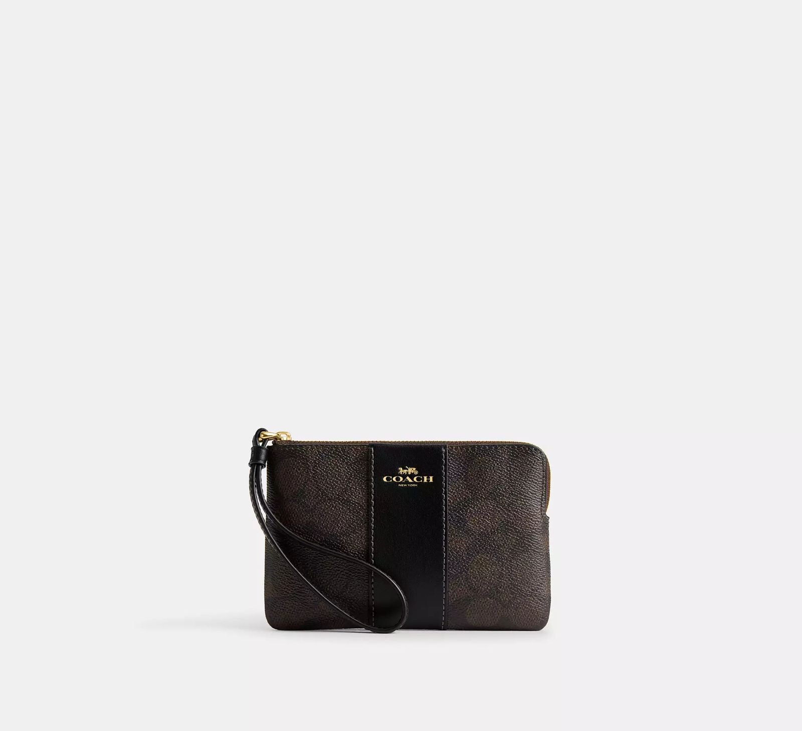 Porta documentos Coach Monograma Cafe