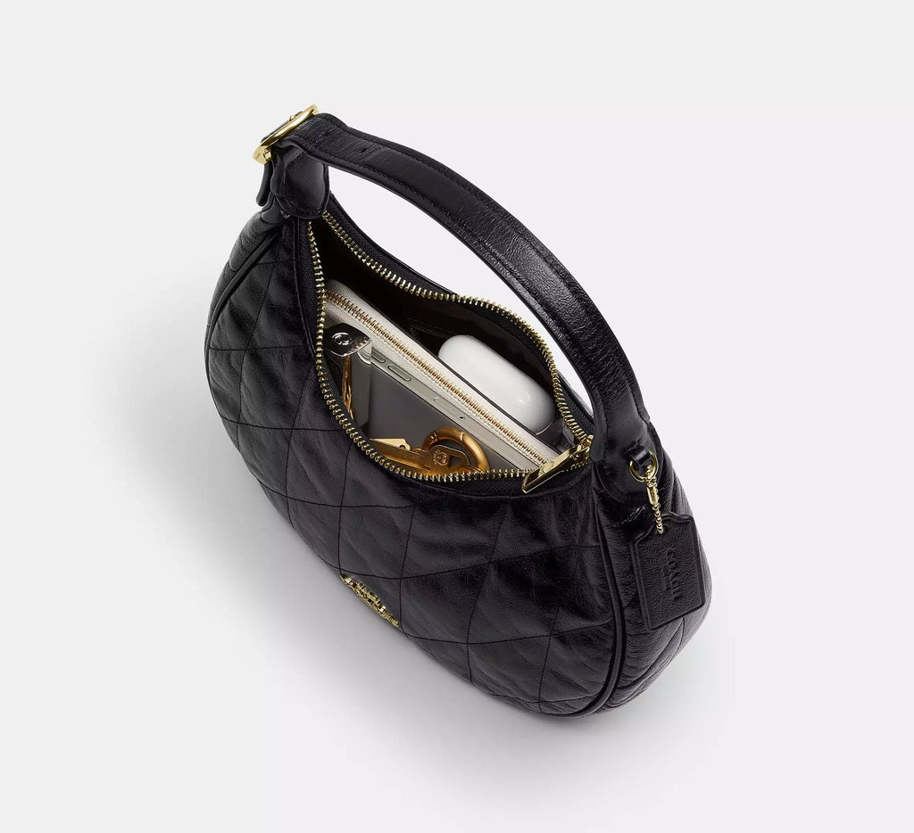 Cartera Coach Emily de Hombro con Acolchado negro Coach