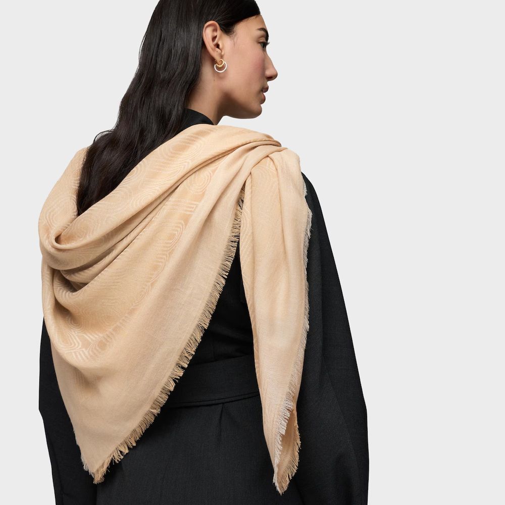 Pañuelo Tous Silhouette Jacquard Beige Tous
