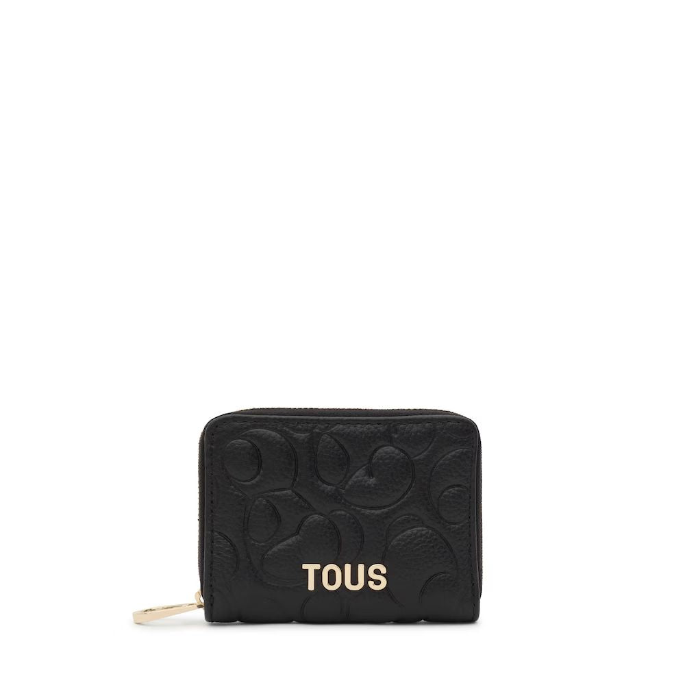 Monedero Tous Grieta Cuero negro Coach