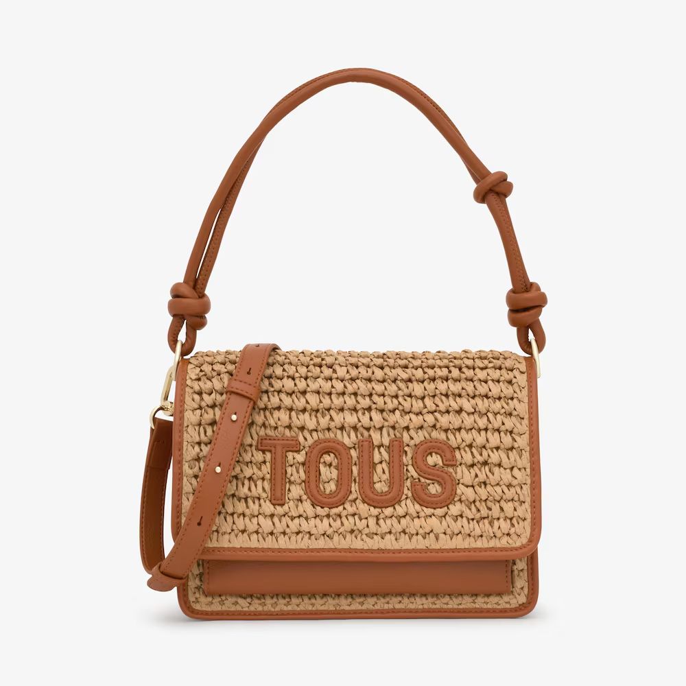 Cartera Tous Bandolera Audree medania de Rafia Tous