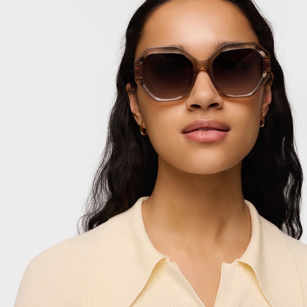 Lentes Tous De Sol Marrones Hexagonales Marron Tous