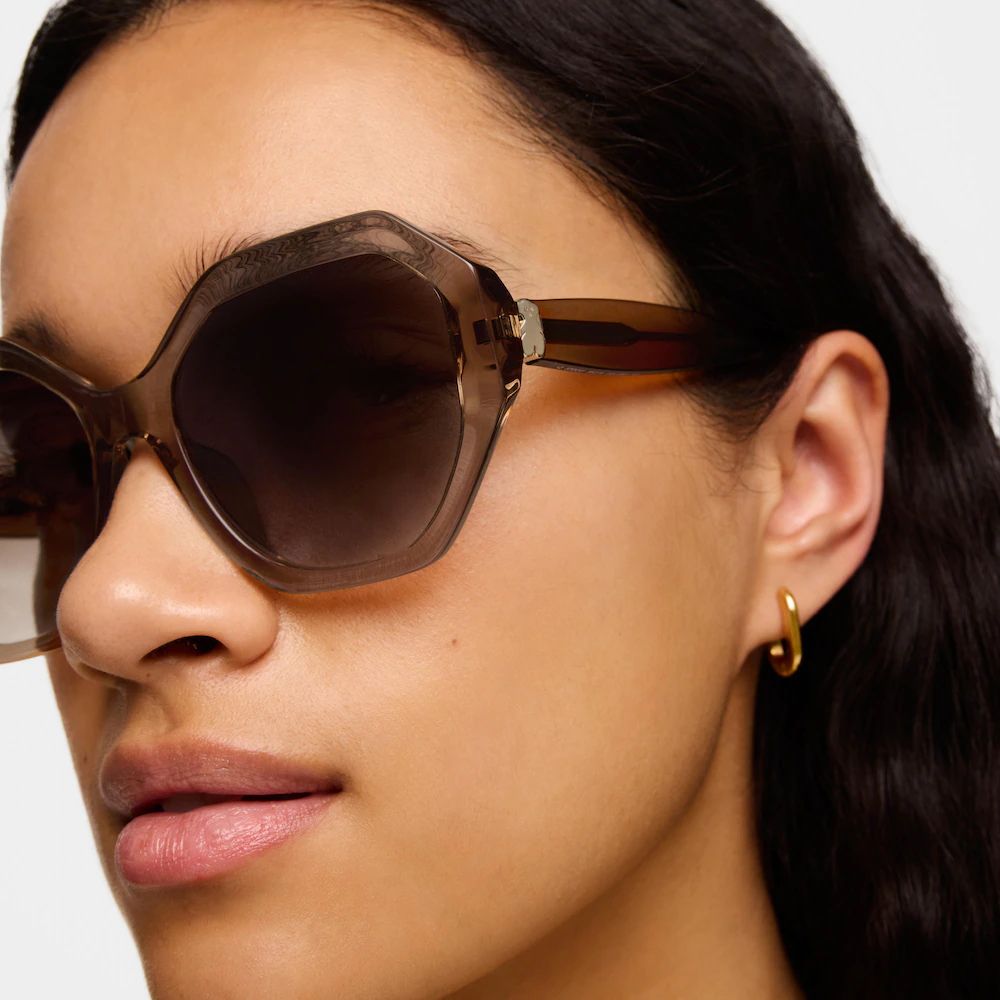 Lentes Tous De Sol Marrones Hexagonales Marron Tous