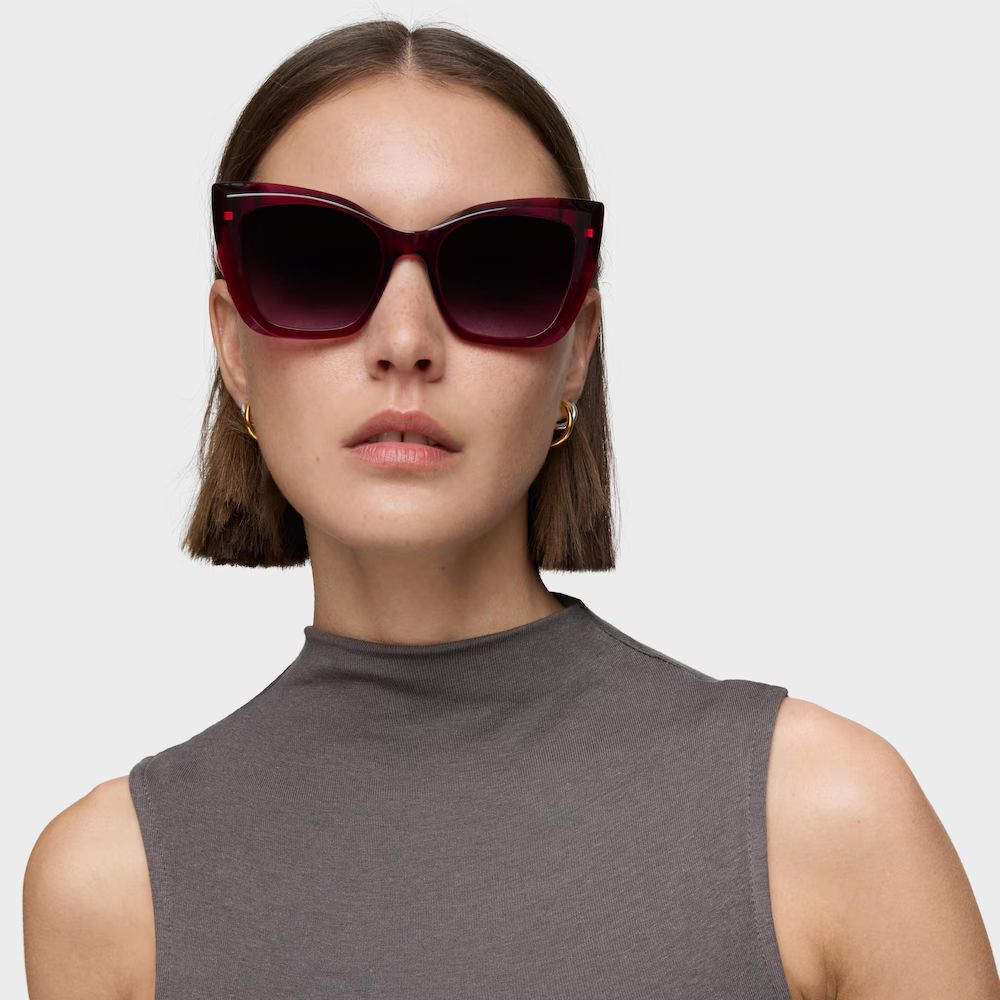 Lentes Tous de sol rosa Faceted Tous