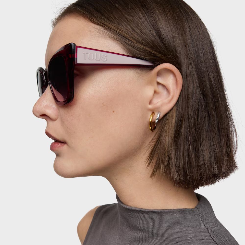 Lentes Tous de sol rosa Faceted Tous
