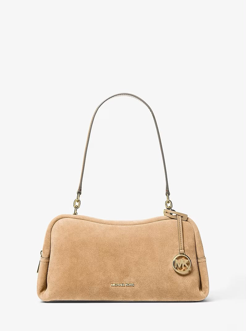 Cartera Michael Kors Cecily Cuero gamuza Beige Michael Kors