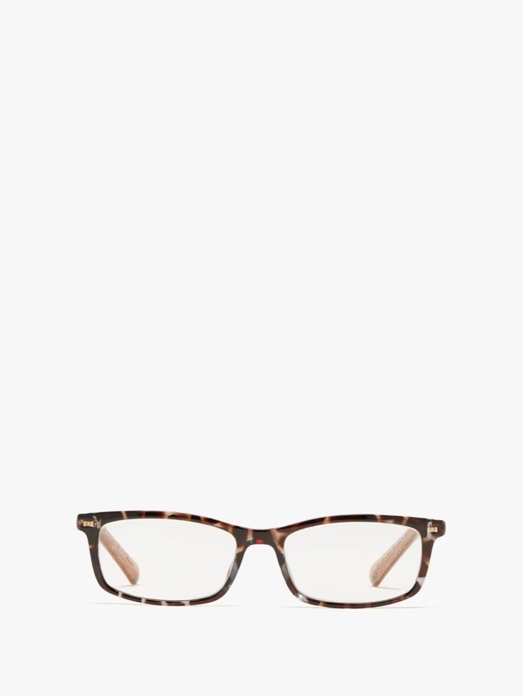 Lentes Kate Spade Opticos Jodie Print Café con Brillos Kate Spade