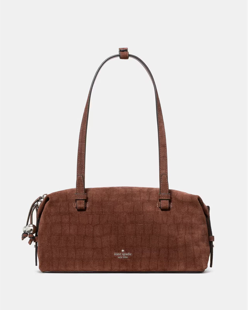 Cartera Kate Spade Billie Suede Croc Cafe Kate Spade