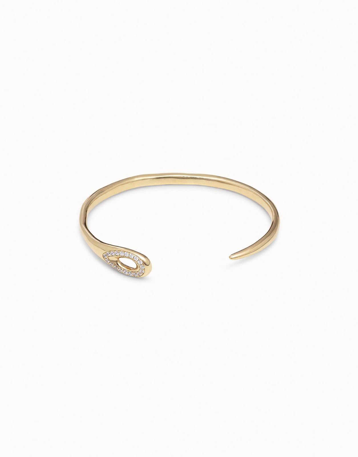 Pulsera Uno de 50 Victory Topaz doble baño de oro con topacios