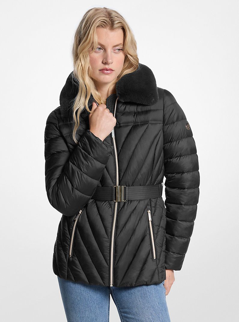 Chaqueta Michael Kors Acolchada negro
