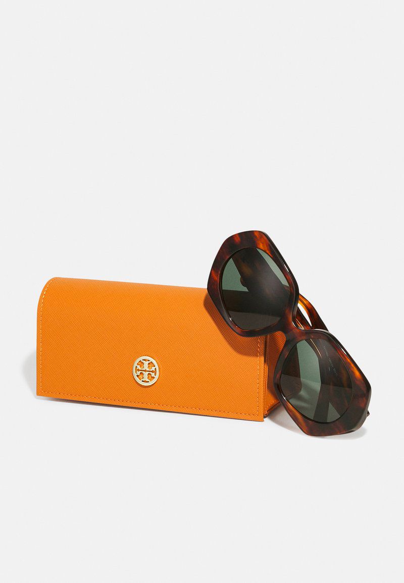 Lentes Tory Burch marco Hexagonal cheeta
