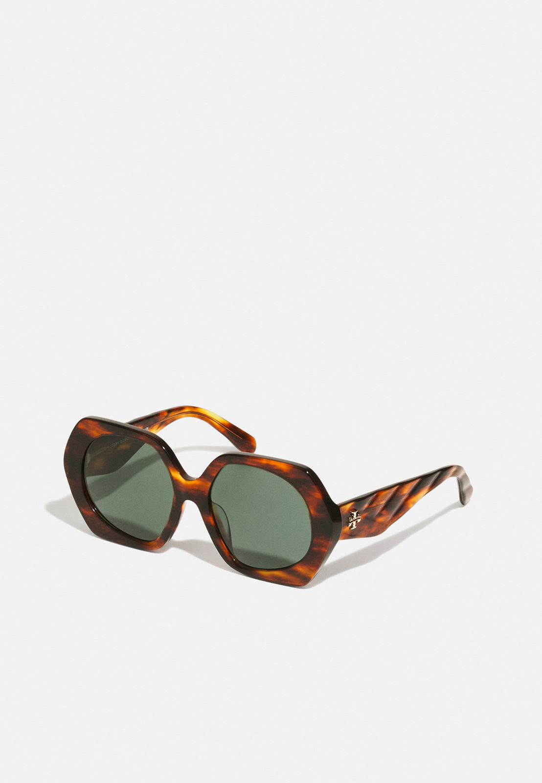 Lentes Tory Burch marco Hexagonal cheeta