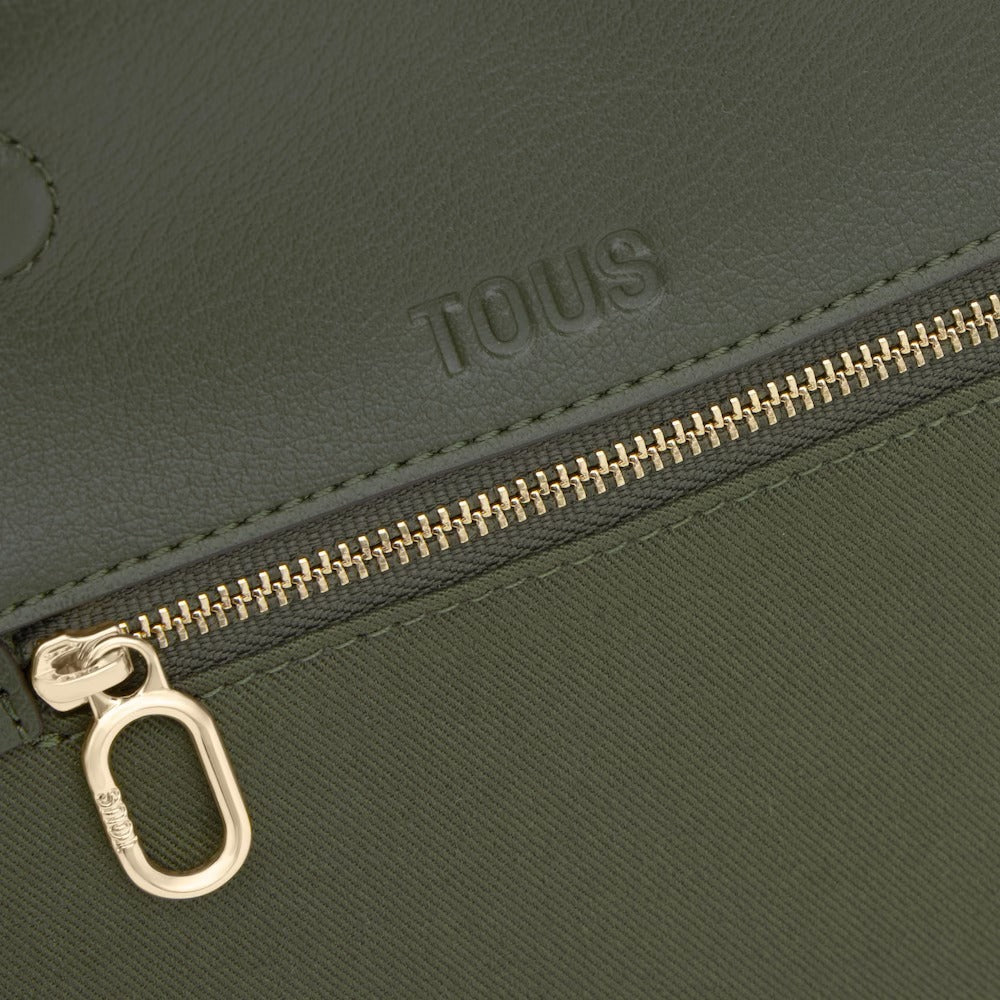 Cartera Tous Bandolera pequeña Jewelry Studs verde