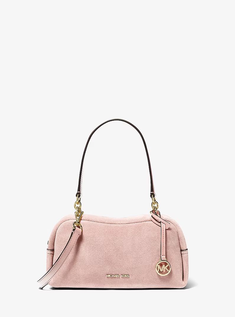 Cartera Michael Kors Cecily Mediana Gamuza rosa palo Michael Kors