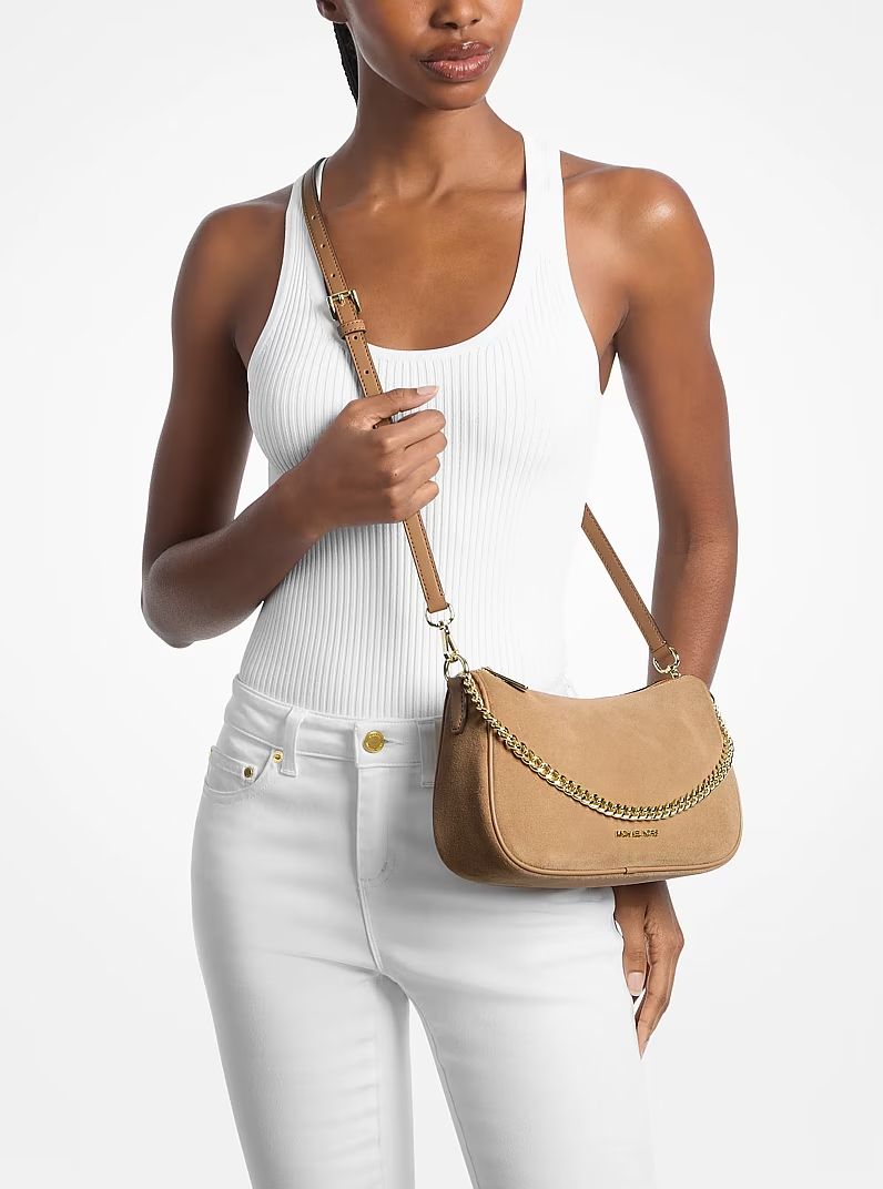 Crossbody Michael Kors Camela Medium Beige Michael Kors