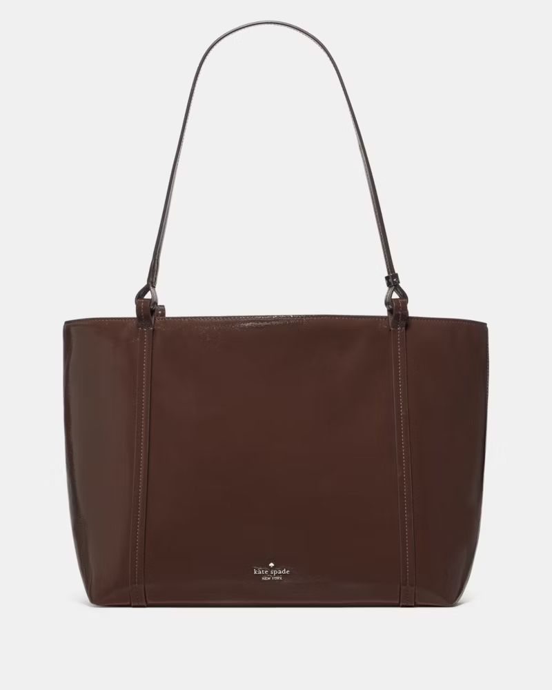 Cartera Kate Spade Marlowe Charol Cafe Moro Kate Spade