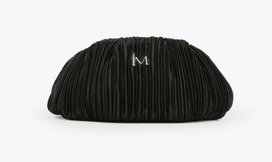 Cartera Lola Casademunt plisado Negro