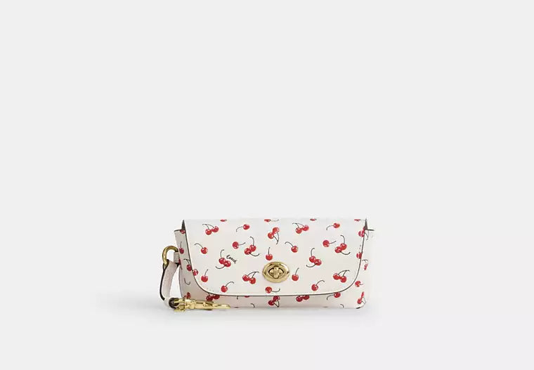 Coach Estuche Porta Lentes con Estampado de Cerezas