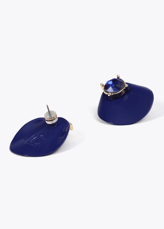 Aros Lola Casademunt azul noche