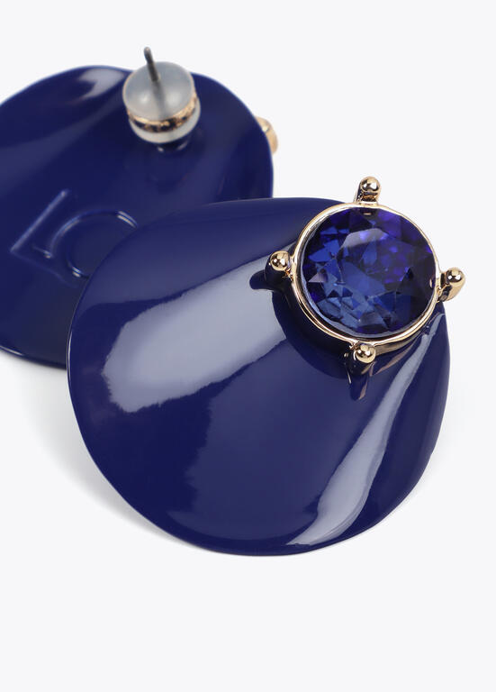Aros Lola Casademunt azul noche