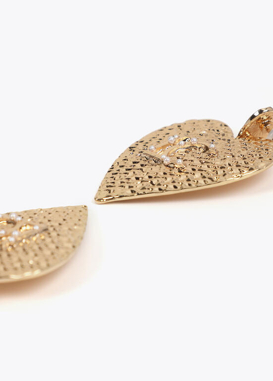 Aros Lola Casademunt corazon dorado