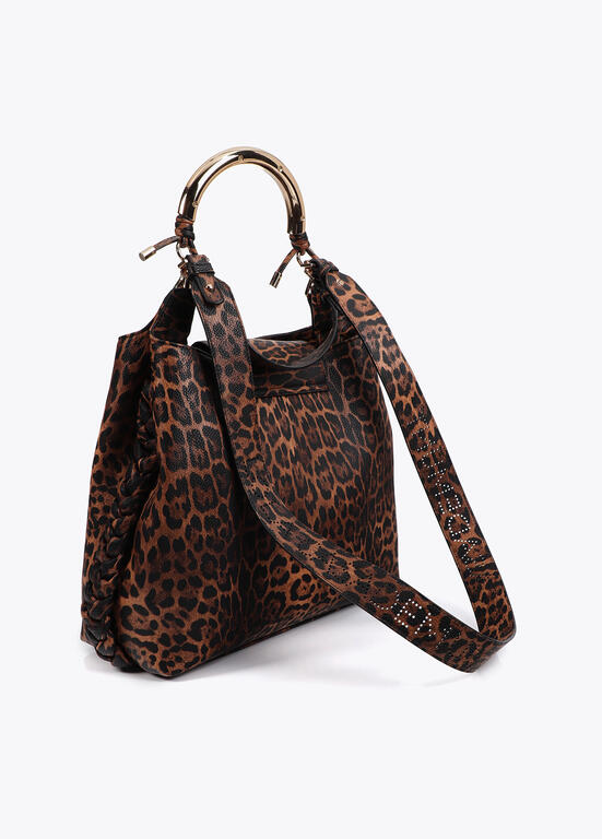 Bolso Lola Casademunt Shopper Print asa metalizada personalizada