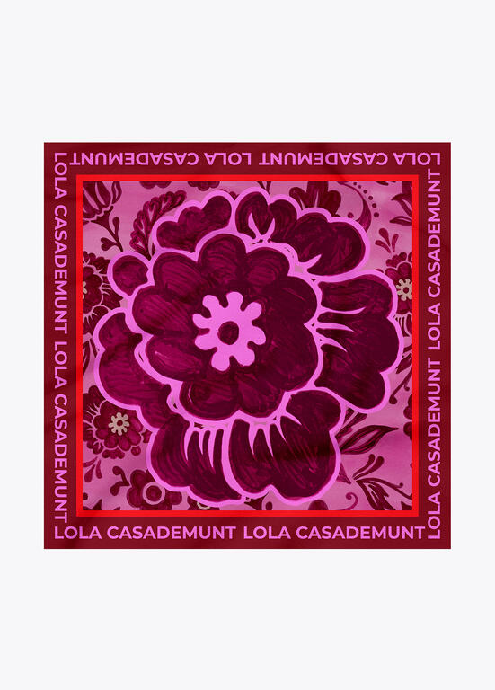 Pañuelo Lola Casademunt  estampado flor