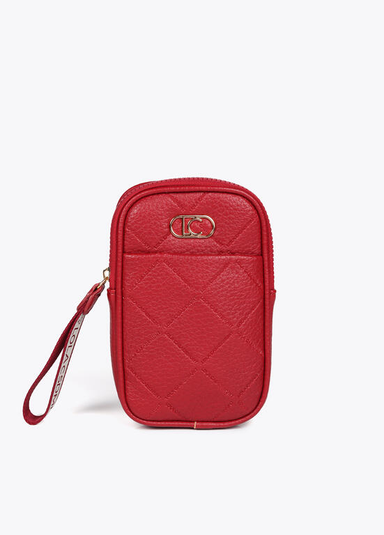 Porta celular Lola Casademunt rombos Rojo