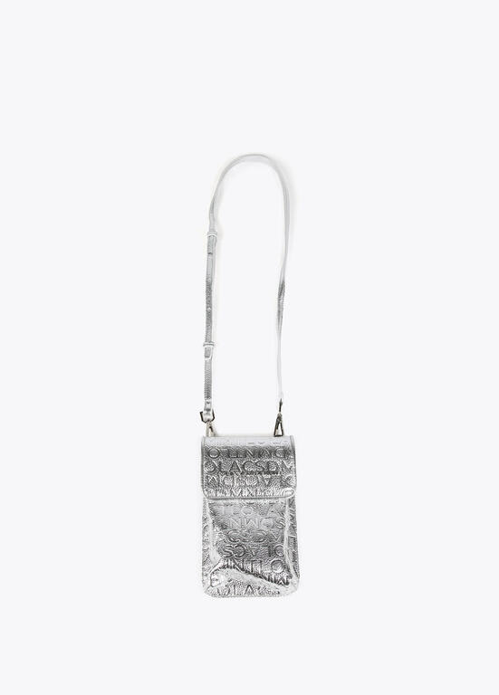 Porta Celular Lola Casademunt plateado