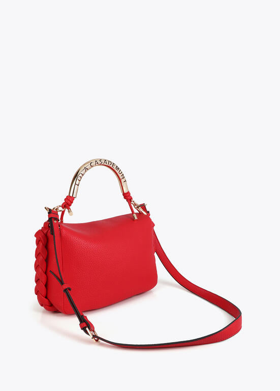 Bolso Lola Casademunt asa metálica troquelada roja