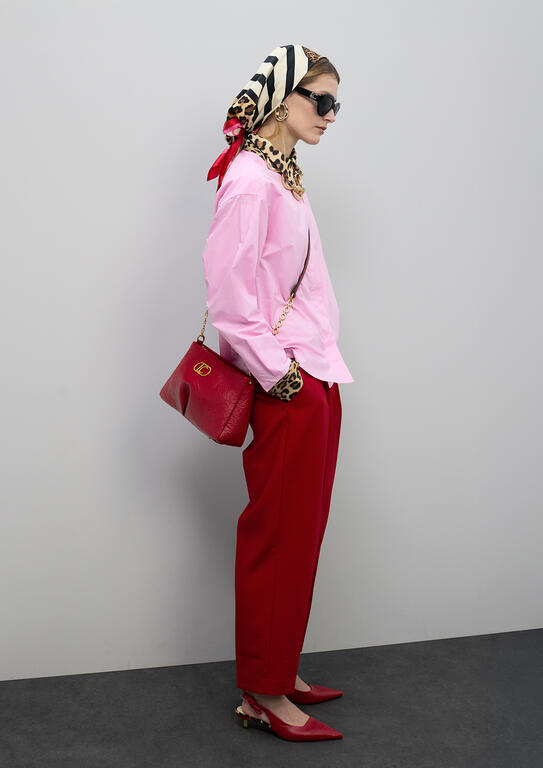 Cartera Lola Casademunt Bandolera pequeña roja
