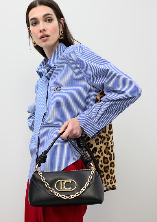 Cartera Lola Casademunt Bandolera asa nudos pieza inferior