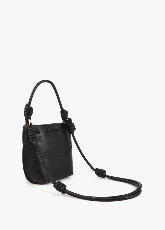 Bolso Lola Casademunt asa nudos tipo judas pieza inferior negro