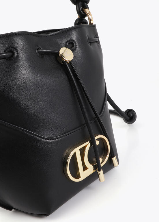 Bolso Lola Casademunt asa nudos tipo judas pieza inferior negro