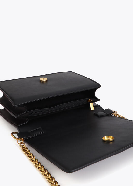 Cartera Lola Casademunt Bandolera con solapa  animal tachas