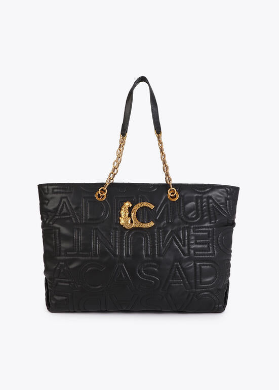 Cartera Lola Casademunt Shopper pespunte logo