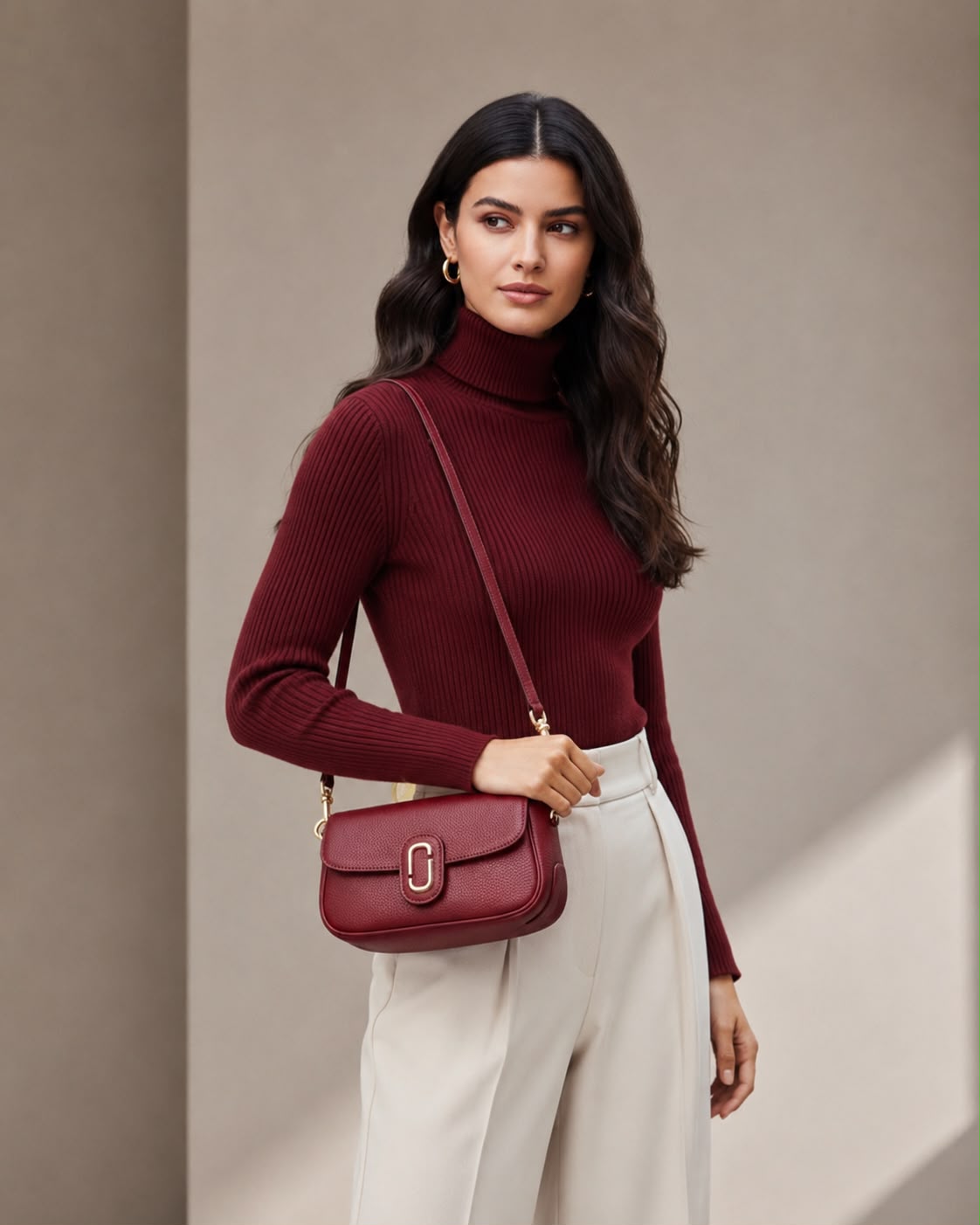 Crossbody Marc Jacobs cuero rojo Marc Jacobs